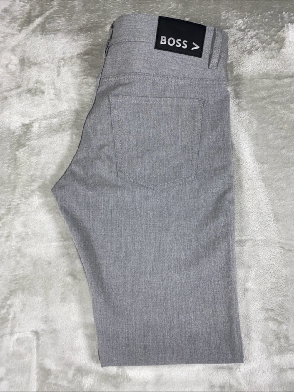Boss Hugo Boss Delaware Slim Fit Mens Jeans 34x32 Gray Stretch
